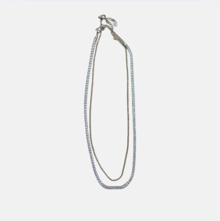 SU YOLU İKİLİ KOLYE