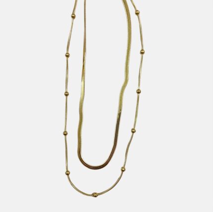 DORİKA İKİLİ KOLYE